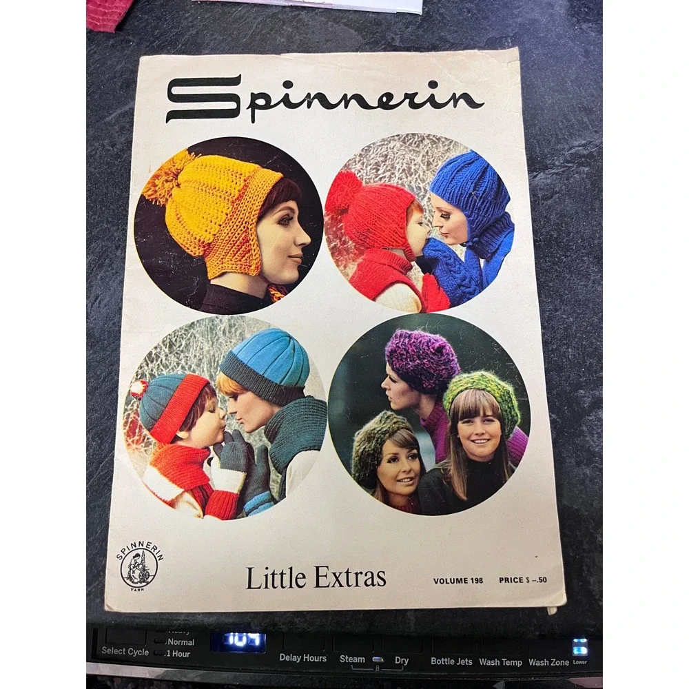 Vintage Spinnerin Pattern Booklets Little ExtrasVol 198 Fisherman AfghansVol 222